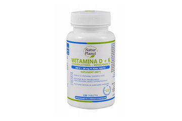 WITAMINA K2+D3 (100MCG + 2000IU) 120 tabletek