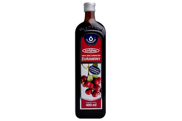 ŻURAVITAL 100% SOK Z OWOCÓW ŻURAWINY 490 ml