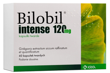 BILOBIL INTENSE 120 mg 60 kapsułek