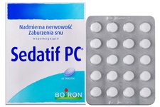 SEDATIF PC NADMIERNA NERWOWOŚĆ ZABURZENIA SNU 60 tabletek
