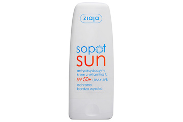 SOPOT SUN ANTYOKSYDACYJNY KREM Z WITAMINĄ C SPF 50  50 ml