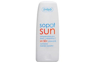 SOPOT SUN ANTYOKSYDACYJNY KREM Z WITAMINĄ C SPF 50  50 ml