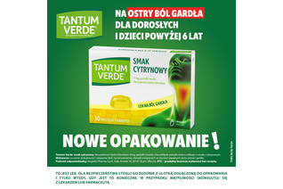 TANTUM VERDE SMAK CYTRYNOWY 30 pastylek