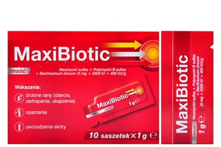 MAXIBIOTIC 10 saszetek po 1 g maść