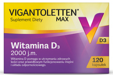 VIGANTOLETTEN MAX 2000 j.m. 120 kapsułek