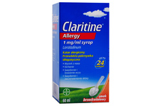 CLARITINE ALLERGY SMAK BRZOSKWINIOWY 1 mg/ml 60 ml syrop