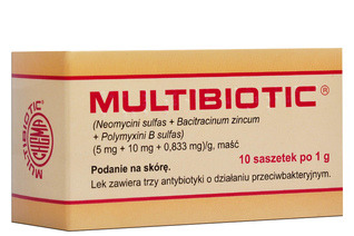 MULTIBIOTIC 10 saszetek po 1 g maść