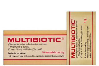 MULTIBIOTIC 10 saszetek po 1 g maść