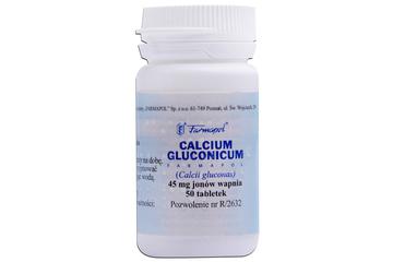 CALCIUM GLUCONICUM 50 tabletek