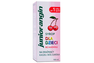 JUNIOR-ANGIN DLA DZIECI 100 ml syrop