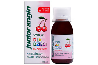 JUNIOR-ANGIN DLA DZIECI 100 ml syrop