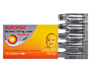 NUROFEN DLA DZIECI 125 mg 10 czopków