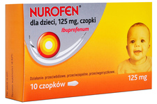 NUROFEN DLA DZIECI 125 mg 10 czopków
