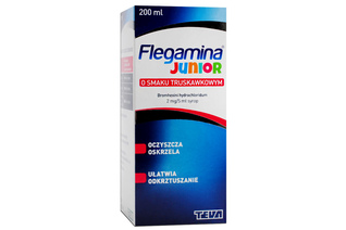 FLEGAMINA JUNIOR SMAK TRUSKAWKOWY 200 ml syrop