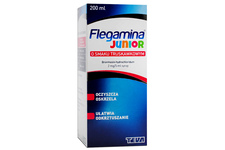 FLEGAMINA JUNIOR SMAK TRUSKAWKOWY 200 ml syrop