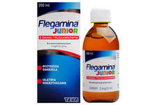 FLEGAMINA JUNIOR SMAK TRUSKAWKOWY 200 ml syrop