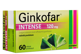 GINKOFAR INTENSE 120 mg 60 tabletek