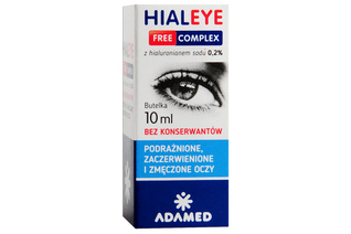 HIALEYE FREE COMPLEX Z HIALURONIANEM SODU 10 ml krople