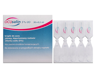 OCUSALIN 5% UD 20 minimisów po 0,5 ml