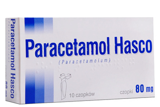 PARACETAMOL 80 mg 10 czopków