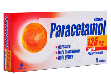 PARACETAMOL 125 mg 10 czopków