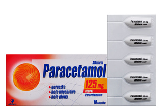 PARACETAMOL 125 mg 10 czopków