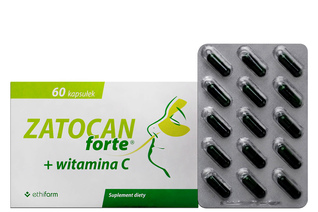 ZATOCAN FORTE + WITAMINA C 60 kapsułek