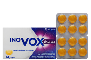 INOVOX EXPRESS SMAK MIODOWO-CYTRYNOWY 24 pastylki