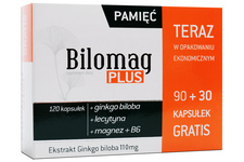 BILOMAG PLUS 120 kapsułek