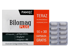 BILOMAG PLUS 120 kapsułek