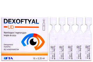 DEXOFTYAL UD 10 minimsów po 0,35 ml 