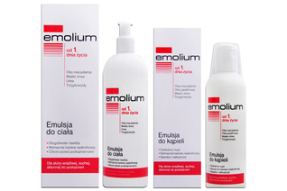 EMOLIUM EMULSJA DO CIAŁA 400 ml + EMULSJA DO KĄPIELI 200 ml