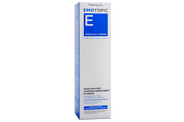 EMOTOPIC FIZJOLOGICZNY SZAMPON NAWILŻAJĄCY W PIANCE 200 ml