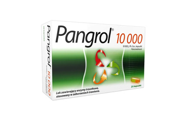 PANGROL 10000 j.Ph.Eur. 20 kapsułek