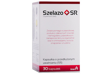 SZELAZO + SR 30 kapsułek