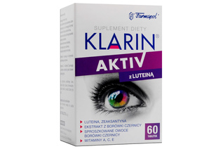 KLARIN AKTIV Z LUTEINĄ 60 tabletek