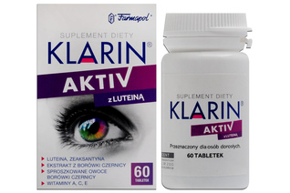 KLARIN AKTIV Z LUTEINĄ 60 tabletek