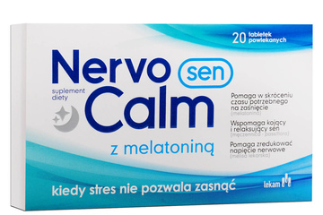 NERVOCALM SEN Z MELATONINĄ 20 tabletek