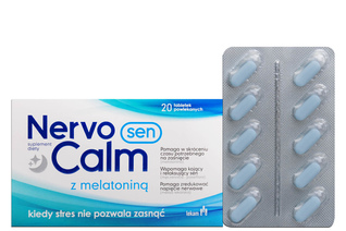NERVOCALM SEN Z MELATONINĄ 20 tabletek