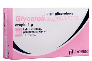 CZOPKI GLICERYNOWE 1 g 10 czopków