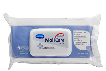 MOLICARE SKIN CHUSTECZKI DO PIELĘGNACJI SKÓRY 50 sztuk