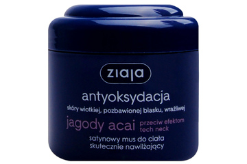 ANTYOKSYDACJA JAGODY ACAI SATYNOWY MUS DO CIAŁA 200 ml