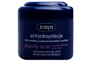 ANTYOKSYDACJA JAGODY ACAI SATYNOWY MUS DO CIAŁA 200 ml