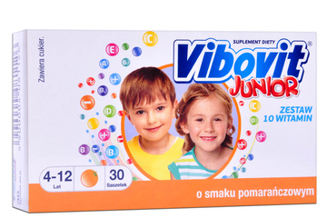 VIBOVIT JUNIOR 30 saszetek smak pomarańczowy