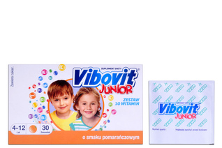 VIBOVIT JUNIOR 30 saszetek smak pomarańczowy