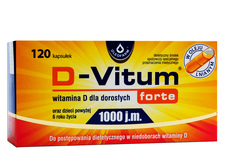 D-VITUM FORTE 1000 j.m. 120 kapsułek