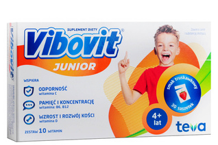 VIBOVIT JUNIOR 30 saszetek smak truskawkowy