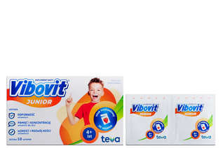 VIBOVIT JUNIOR 30 saszetek smak truskawkowy