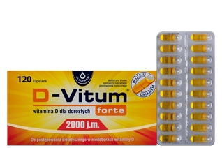 D-VITUM FORTE 2000 j.m. 120 kapsułek