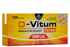 D-VITUM FORTE 2000 j.m. 120 kapsułek